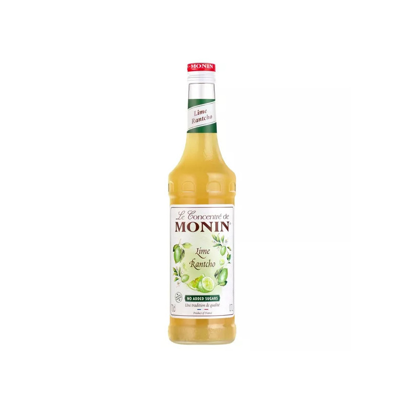 MONIN - Concentré de Rantcho Citron Vert - Arômes naturels - 70cl