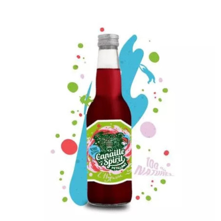 CANAILLE SPIRIT - Boisson Pétillante Miel, Hibiscus, Verveine, Pomme – L'Hypnose - 33 cl