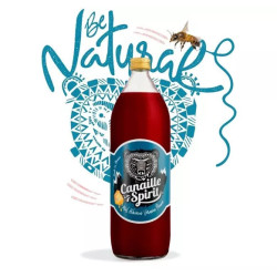 CANAILLE SPIRIT - Boisson Apéritive au Miel, Hibiscus, Verveine, Pomme - 1L