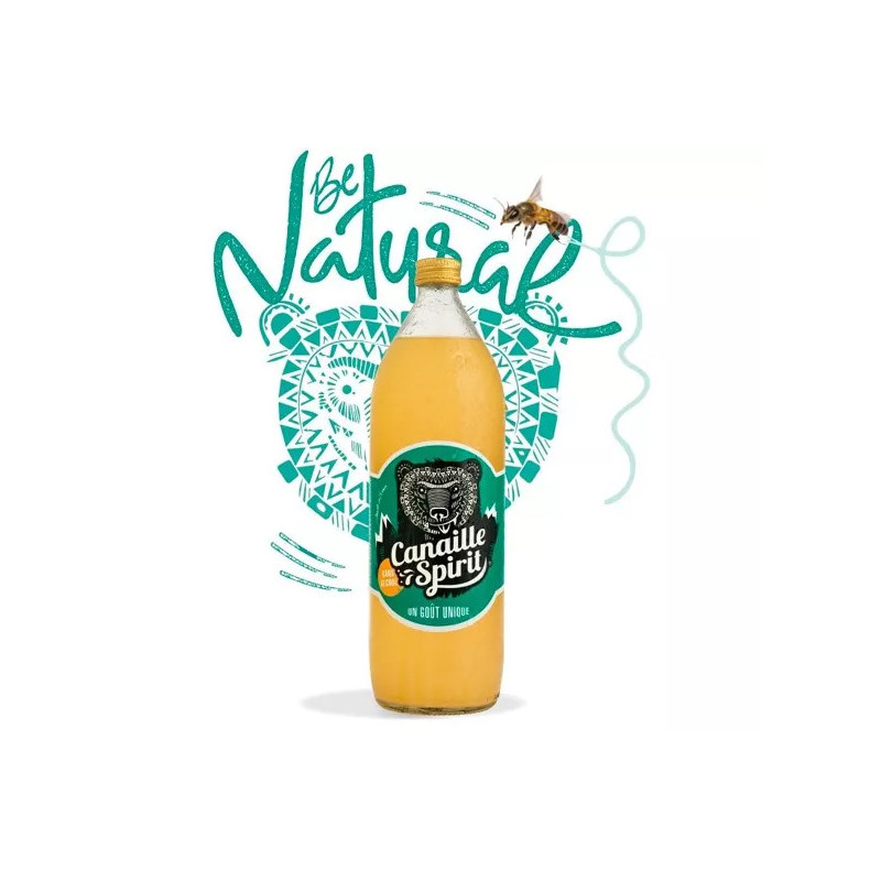 CANAILLE SPIRIT - Boisson Apéritive au Miel, Citron, Gingembre - 1L