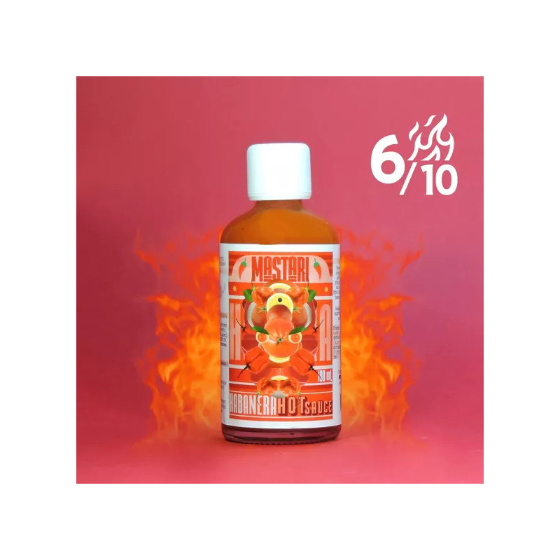 MASTARI - Sauce piquante HABANERA 6/10 - 10cl