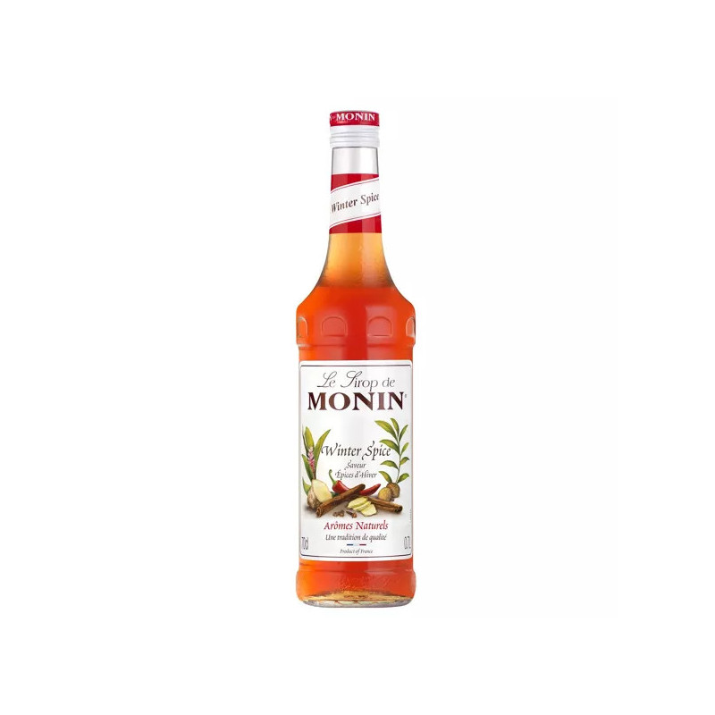 MONIN - Sirop Saveur Épices d'Hiver pour vins chauds ou autres cocktails - Arômes naturels - 70cl