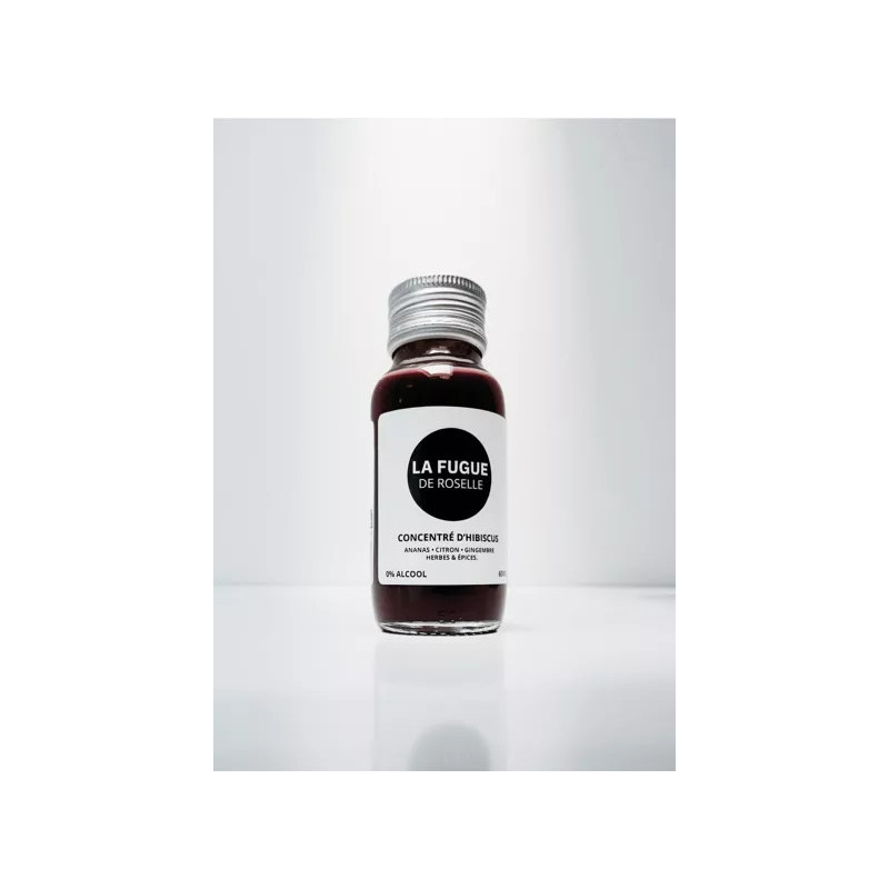 LA FUGUE DE ROSELLE - Concentré d'hibiscus en Shot 60ml
