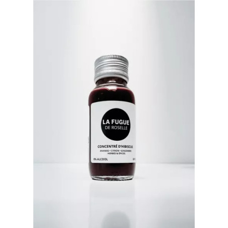 LA FUGUE DE ROSELLE - Concentré d'hibiscus en Shot 60ml