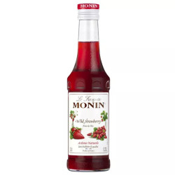 MONIN - Sirop de Fraise des Bois pour cocktail et limonade - Arômes naturels - 70cl