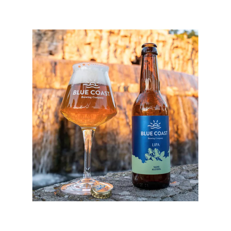 BLUE COAST Bière Longitude 0° - Bouteille 33 cl - BIO