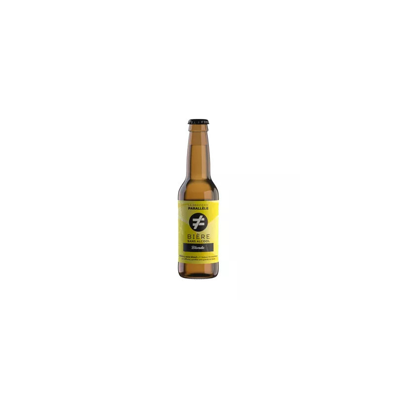 BRASSERIE PARALLELE - Bière Blonde Bio Sans Alcool 33cl