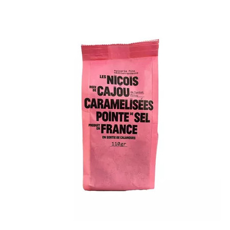 LES NICOIS - Noix de Cajou Caramélisées 110g