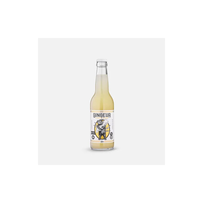 GINGEUR - Ginger Beer Bio sans sucre 33cl