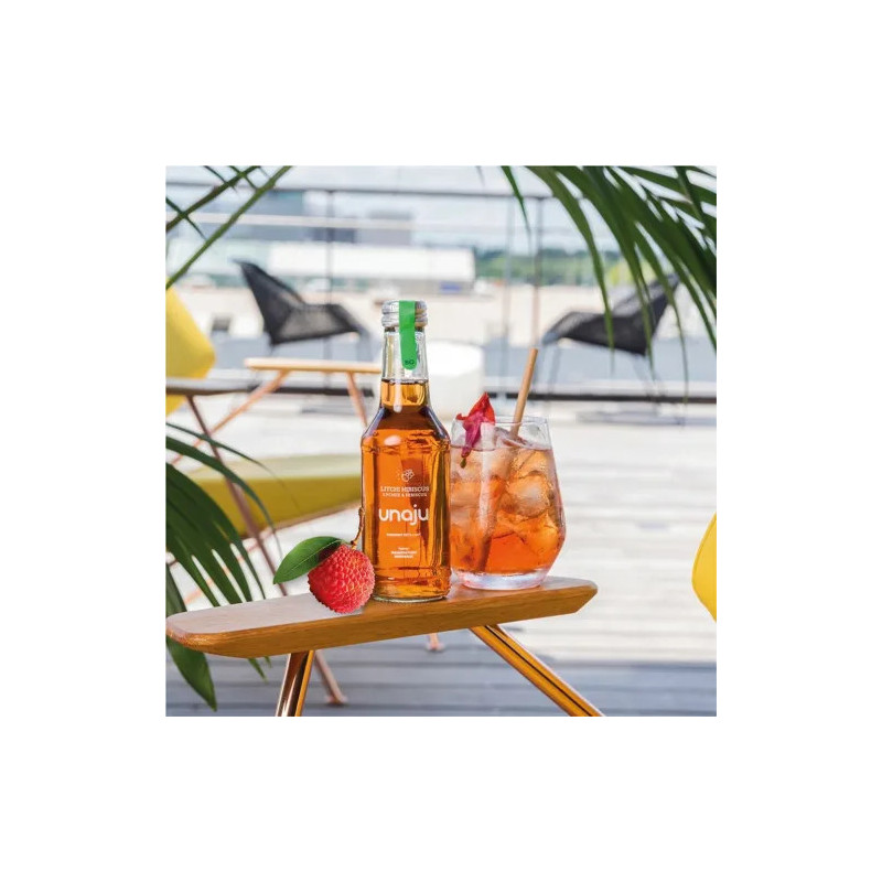 UNAJU Litchi Hibiscus - 25 cl