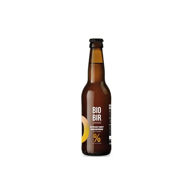 BIOBIR - Citron Vert Gingembre - 33cl