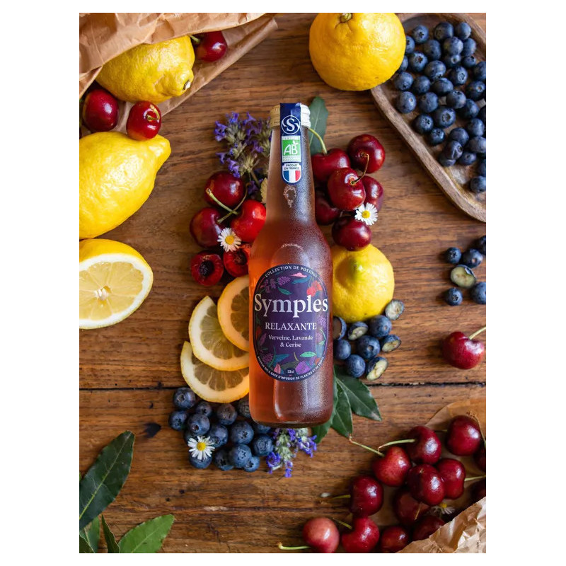 SYMPLES - Infusion pétillante Relaxante 33cl