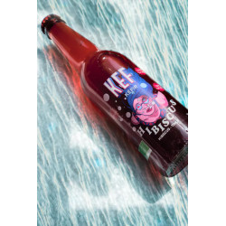 KEF - Kéfir de fruits HIBISCUS sans sucres BIO - 33 cl