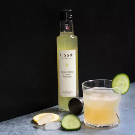 LISSIP - Sirop Concombre Citron Menthe 25cl