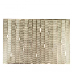 AULICA - Dessous d'assiette rectangle doré