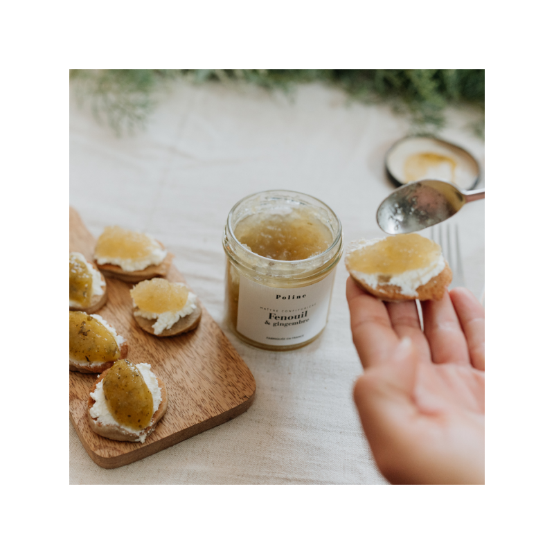 POLINE - Confiture Fenouil Gingembre 160 gr