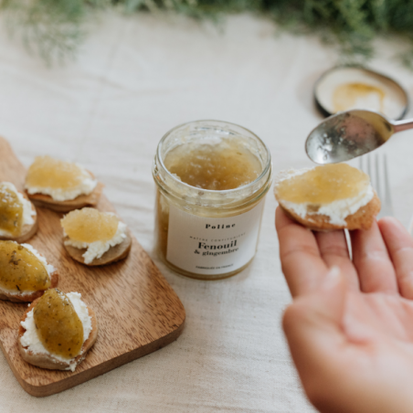 POLINE - Confiture Fenouil Gingembre 160 gr