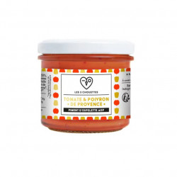 LES 3 CHOUETTES - Mezzé Tomate & Poivron de Provence - Piment d'Espelette AOP 100gr