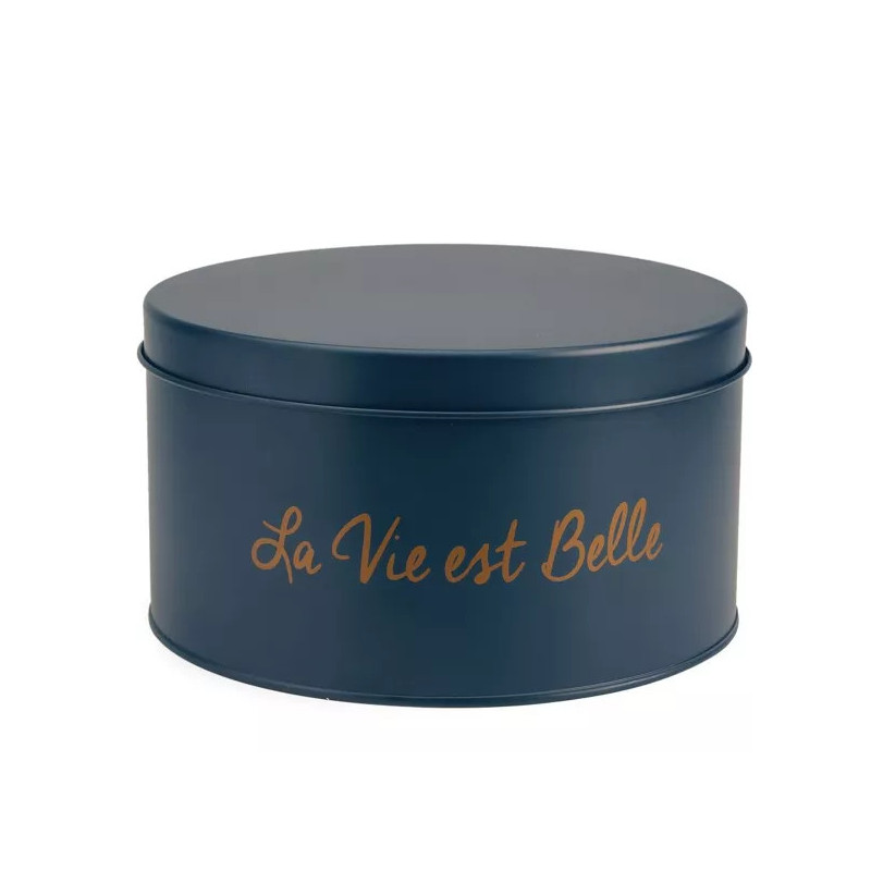 EMB. Boîte bleu "La vie est Belle"