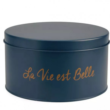 EMB. Boîte bleu "La vie est Belle"
