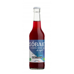 SOBAIE - Kombucha de vigneron Baie de raisin Rouge 33cl