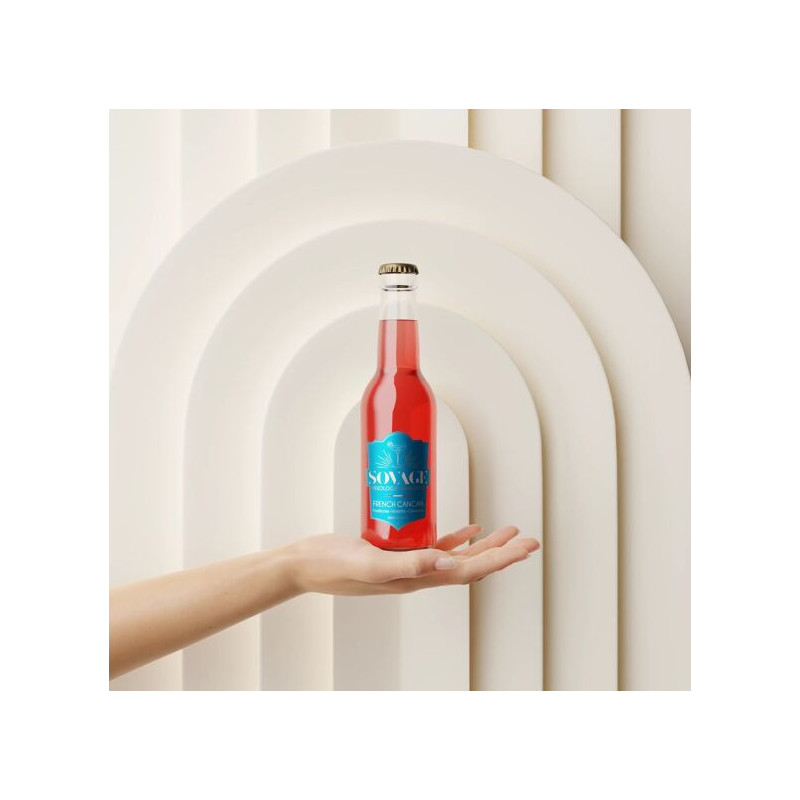 SOVAGE - French Cancan (Framboise, Géranium, Violette) 25cl