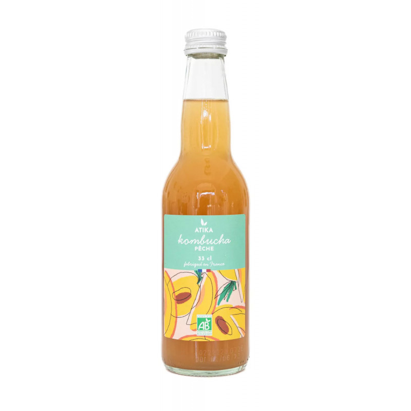 ATIKA Kombucha Pêche - 33cl