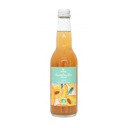 ATIKA Kombucha Pêche - 33cl