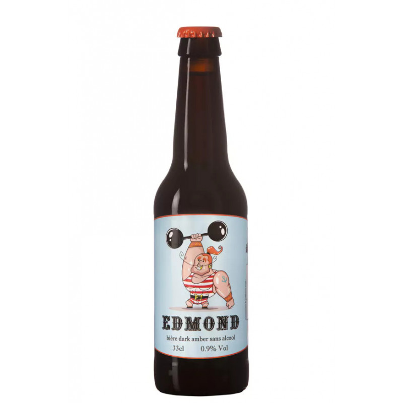 EDMOND Bière Dark Amber & bio - 33 cl