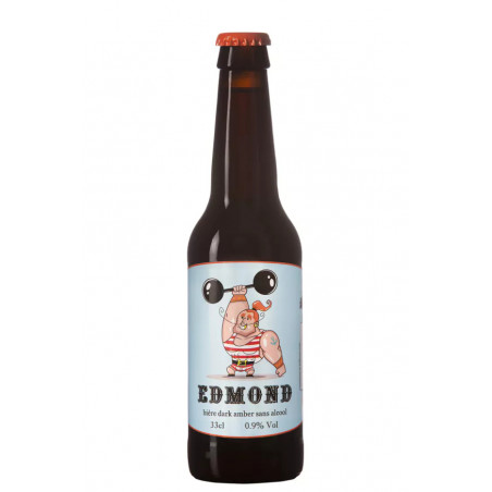 EDMOND Bière Dark Amber & bio - 33 cl