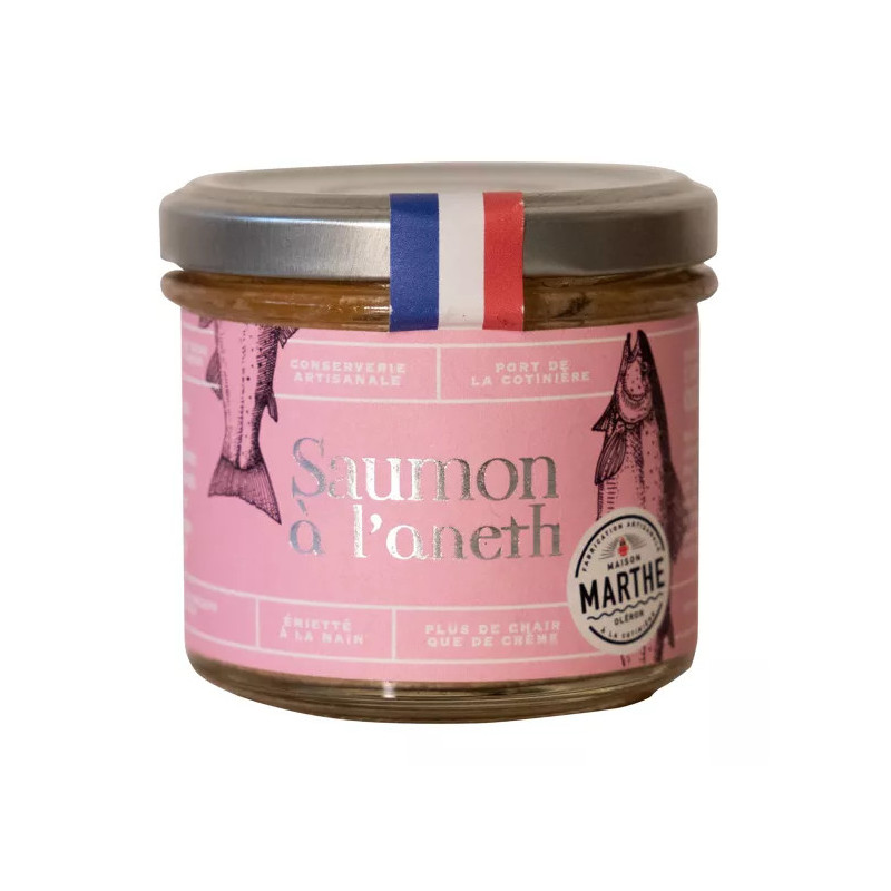CONSERVERIE MAISON MARTHE - Saumon à l’aneth médaillé - 90gr