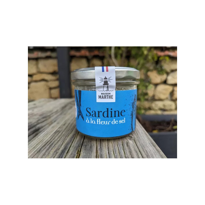 CONSERVERIE MAISON MARTHE - Sardine à la fleur de sel - 90gr