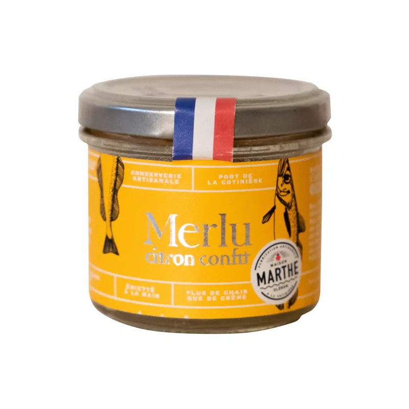 CONSERVERIE MAISON MARTHE - Merlu citron confit - 90gr