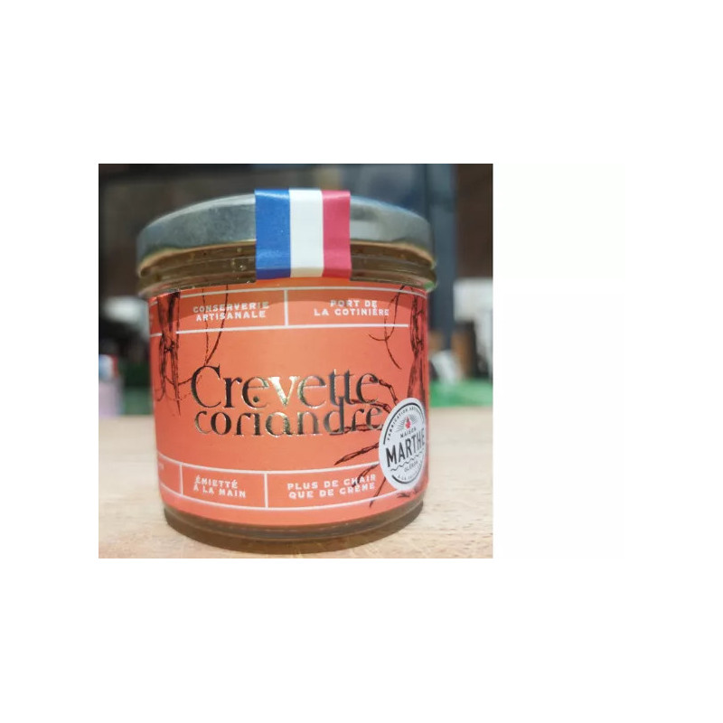 CONSERVERIE MAISON MARTHE - Crevette coriandre gingembre - 90gr