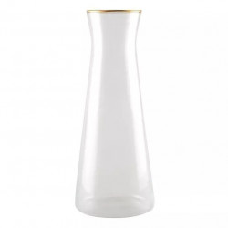 AULICA - Carafe bord doré mat - H.28cm