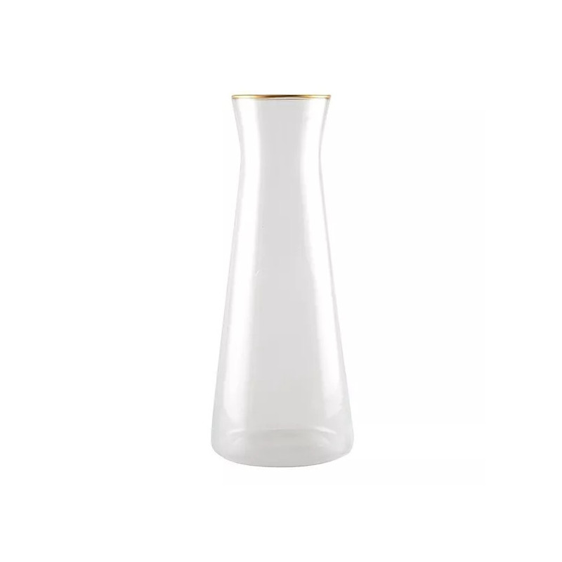 AULICA - Carafe bord doré mat - H.28cm
