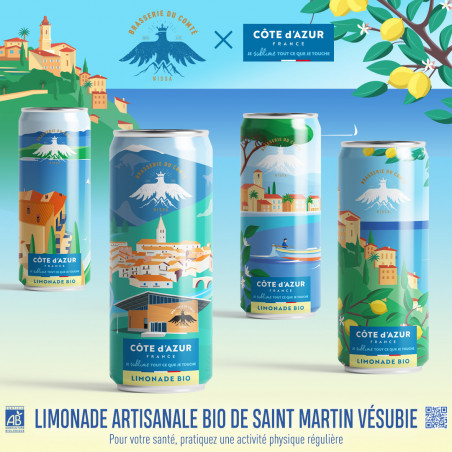 BRASSERIE DU COMTE - Limonade Bio "Décor Garence" 33cl