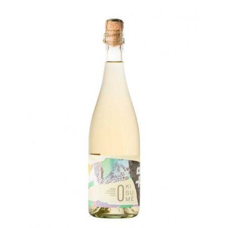 KISUME Blanc - Boisson aromatisé à base de vin désalcoolisé gazéifié - 75cl