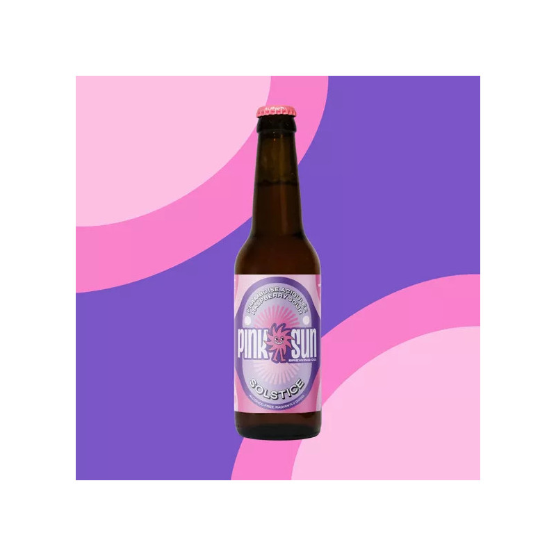 PINK SUN BREWING - Bière Solstice Sour framboise 33cl