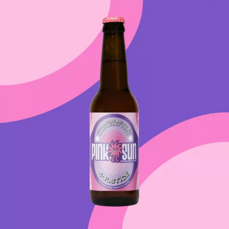 PINK SUN BREWING - Bière Solstice Sour framboise 33cl