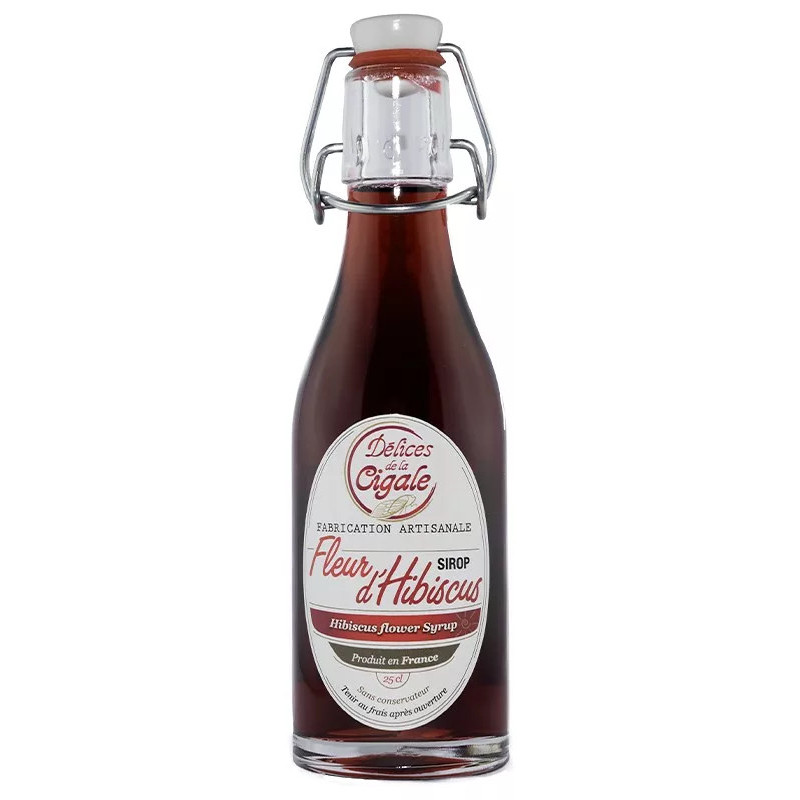 DELICE CIGALE - Sirop Fleur d'Hibiscus 25 cl