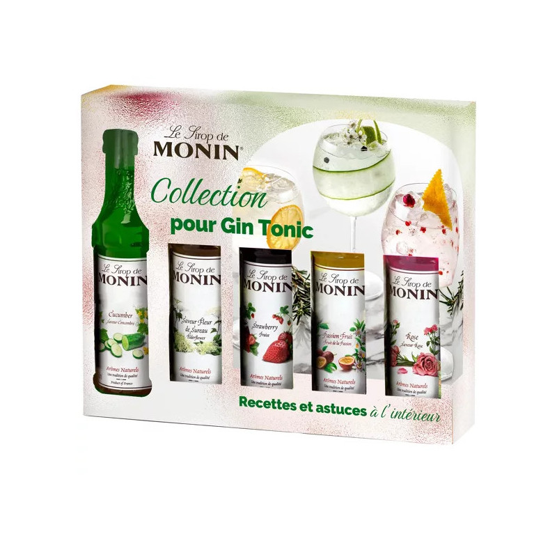 MONIN - Coffret pour Gin tonic - 5x5cl