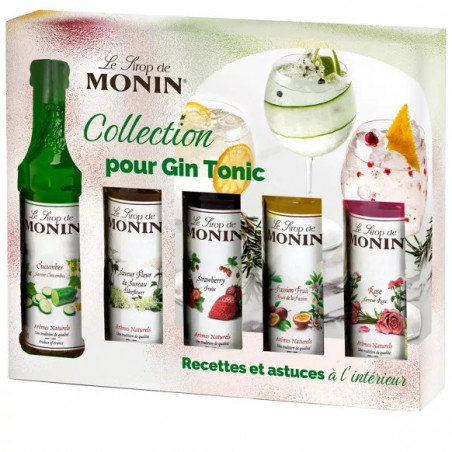 MONIN - Coffret pour Gin tonic - 5x5cl