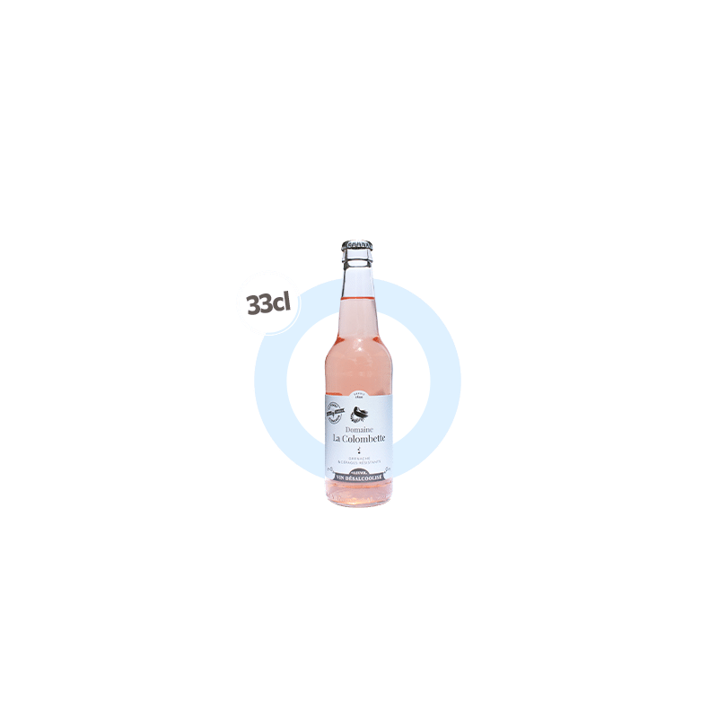 LA COLOMBETTE - Toast pétillant Grenache 0,5% - 33cl