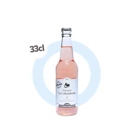 LA COLOMBETTE - Toast pétillant Grenache 0,5% - 33cl