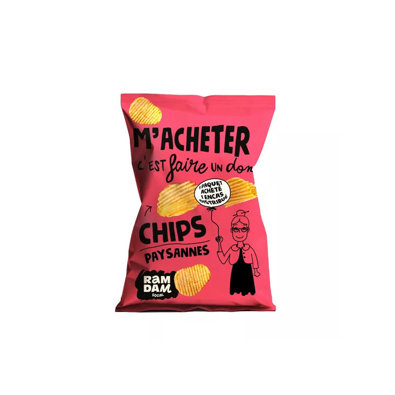RAMDAM SOCIAL - Chips Paysannes 125G
